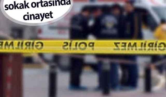 Manisa’da sokak ortasında cinayet