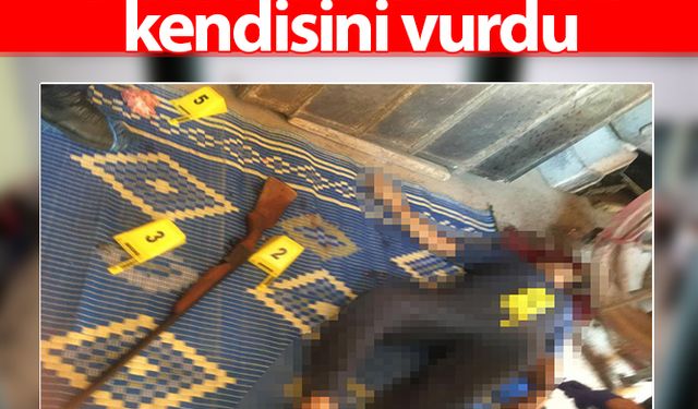 Önce karısını sonra kendisini vurdu