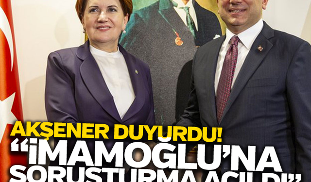 Meral Akşener canlı yayında duyurdu: Kanal İstanbul'a karşı çıktığı için İmamoğlu'na soruşturma açıldı