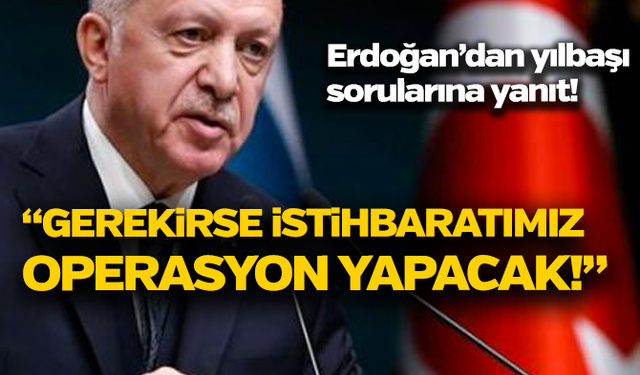 Cumhurbaşkanı Erdoğan yılbaşı tedbirlerini değerlendirdi