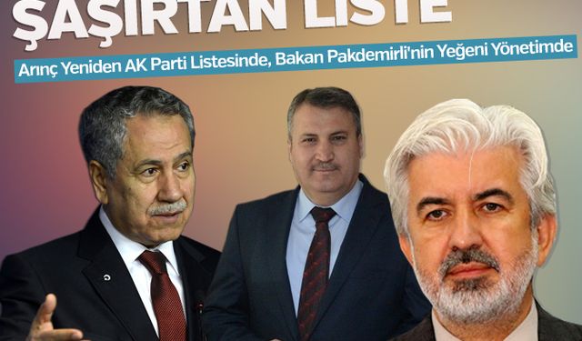 AK PARTİ'DE ŞAŞIRTAN LİSTE!