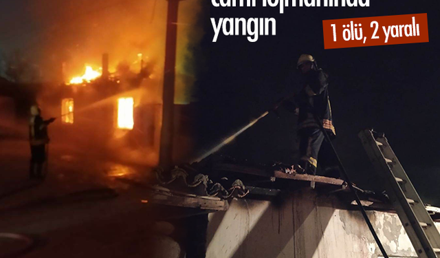 Akhisar’da cami lojmanında yangın: 1 ölü, 2 yaralı