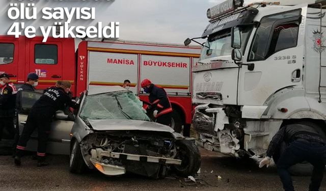 Manisa'daki feci kazada ölü sayısı 4'e yükseldi