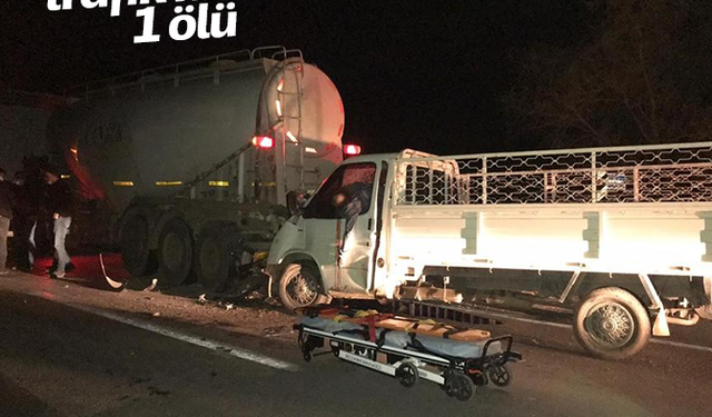 Manisa'da trafik kazası: 1 ölü