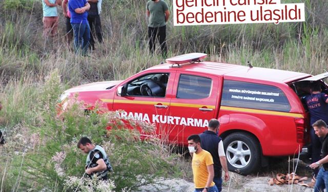 Baraj gölüne düşen gencin cansız bedenine ulaşıldı