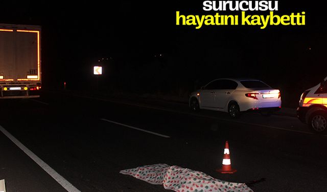 Manisa’da tırın altında kalan elektrikli bisiklet sürücüsü hayatını kaybetti