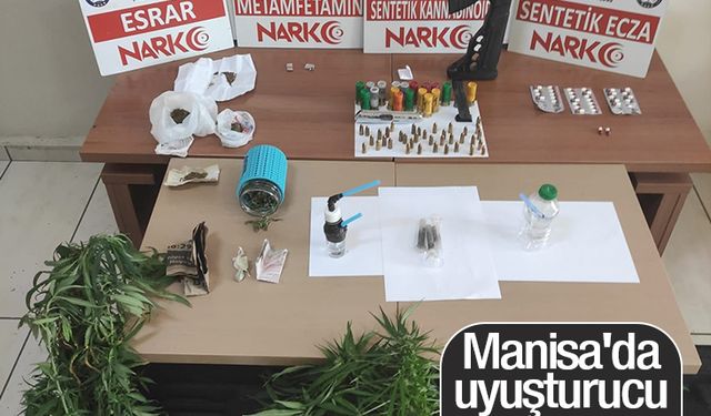 Manisa'da uyuşturucu operasyonu: 18 gözaltı