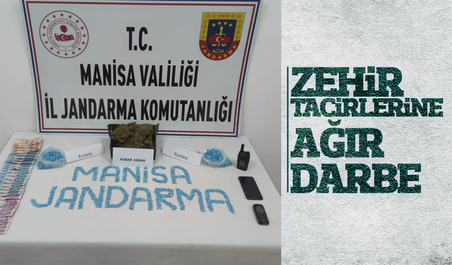 Manisa'da zehir tacirlerine ağır darbe