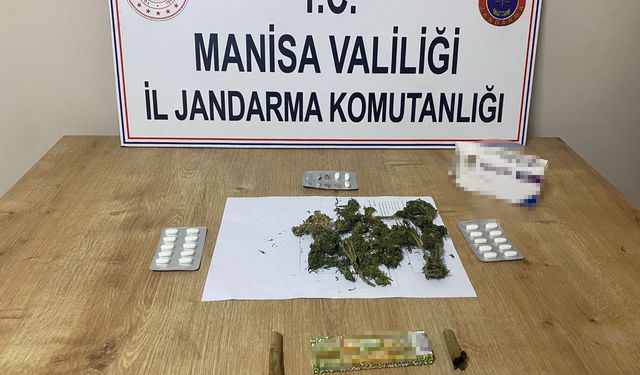 Manisa'da jandarmadan uyuşturucu operasyonu