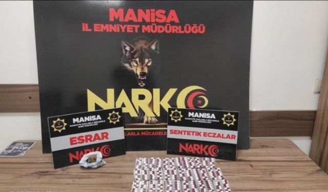 Manisa’da uyuşturucu ile mücadele çalışmaları: 3 tutuklama