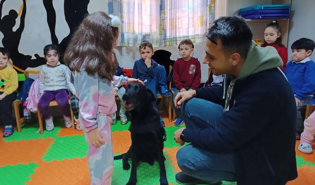 'Minik Tarzanlar' Hayvan Sevgisini Eğlenerek Öğrendi