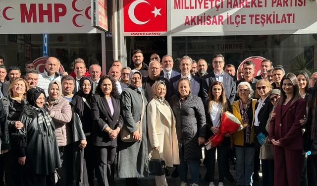 AK Parti Akhisar Belediye Başkan adayı İşçi, muhtarlarla buluştu