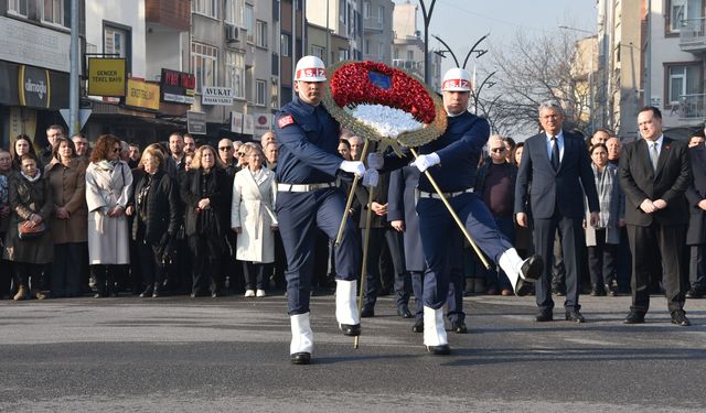 Atatürk'ün Akhisar'a gelişinin 101. yıl dönümü kutlandı