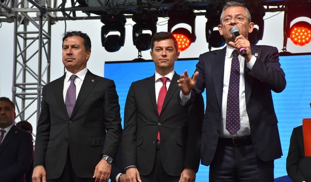 CHP Genel Başkanı Özel, partisinin Marmaris mitinginde konuştu: