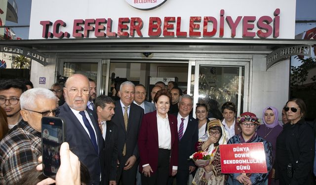 İYİ Parti Genel Başkanı Akşener, Aydın'da ziyaretlerde bulundu