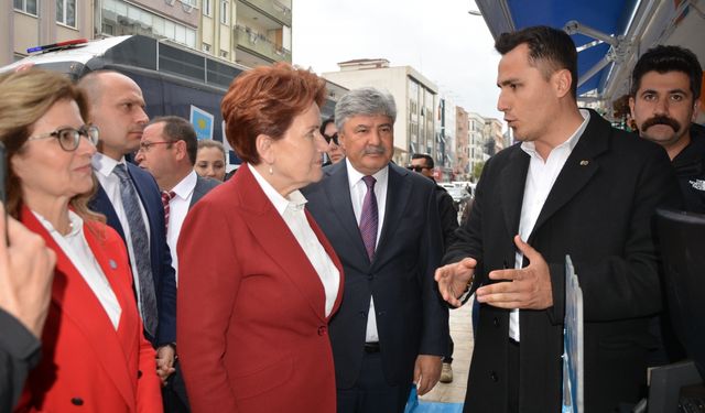 İYİ Parti Genel Başkanı Akşener, Muğla'da esnafı ziyaret etti