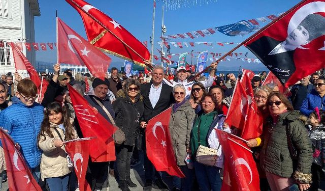 CHP Mudanya'dan seçmenlere oy çağrısı