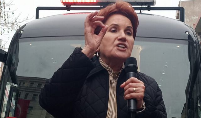 İYİ Parti Lideri Meral Akşener Keşan'da