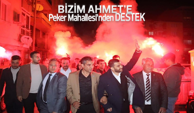 Peker Mahallesi’nden Karadağ’a destek