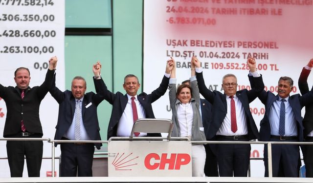 CHP Genel Başkanı Özel, Uşak'ta konuştu: