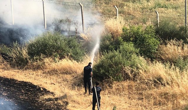 Manisa’da çıkan yangın acil müdahale