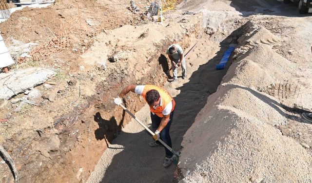 Yeni yerleşim yerlerine altyapı çalışmaları devam ediyor