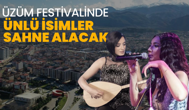 Alaşehir’de ünlü isimler sahne alacak