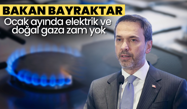 Bakan Bayraktar: Ocak Ayında Elektrik ve Doğal gaza Zam Yok