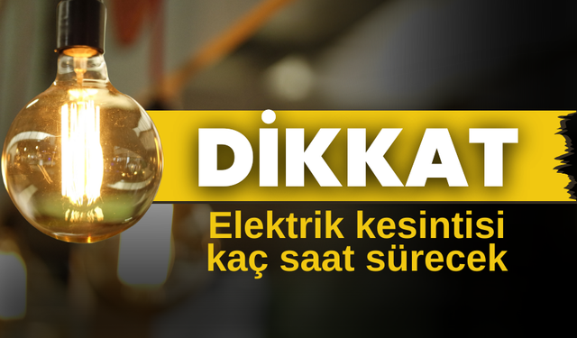 Yunusemre’de elektrik kesintisi : 2 Aralık 2024 elektrik kesintisi