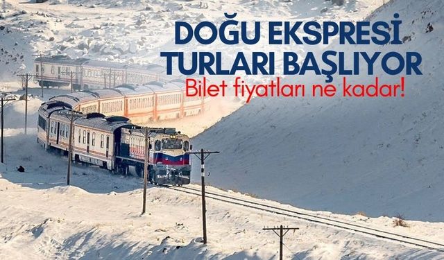 Doğu Ekspresi Turları Başlıyor: 2024-2025 Kış Sezonu Bilet Fiyatları ve Hareket Saatleri Belli Oldu