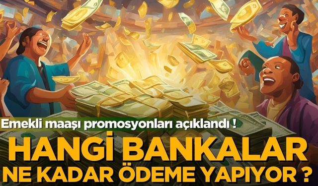 Emekli Maaşı Promosyonları Yarışında Yeni Rakamlar Açıklandı: Hangi Bankalar ne kadar ödeme yapıyor ?