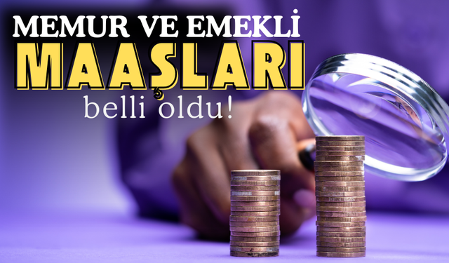 Memur ve emekli maaşlarının zam oranları belli oldu