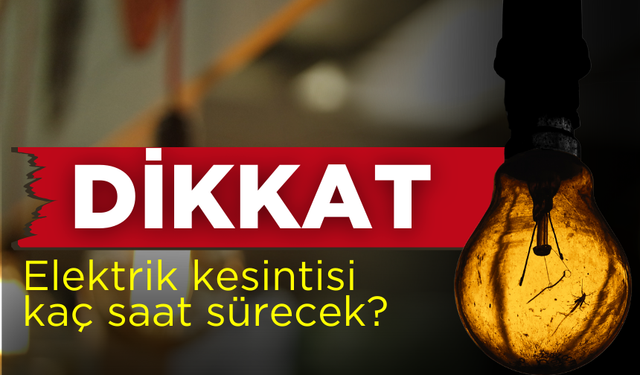 Yunusemre dikkat! 19 Kasım elektrik kesintisi