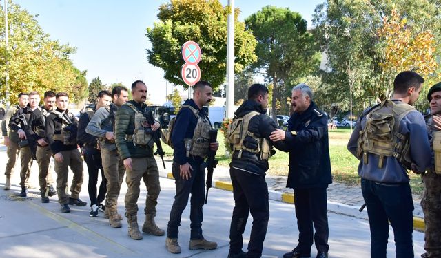 Manisa’dan Afrin’e Görev Uğurlaması: Özel Harekat Personeli Dualarla Yola Çıktı