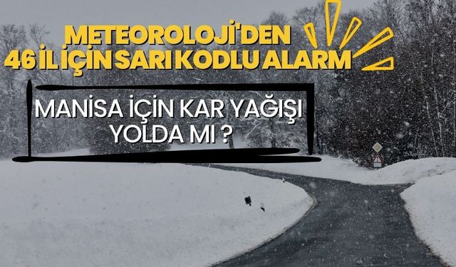 Meteoroloji'den 46 İl İçin Sarı Kodlu Alarm: Sıcaklıklar 8-13 Derece Düşüyor, Hafta Sonu Kar Geliyor!