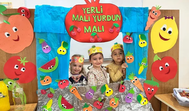 Manisa Büyükşehirli minikler 'Yerli Malı Haftası'nı kutladı