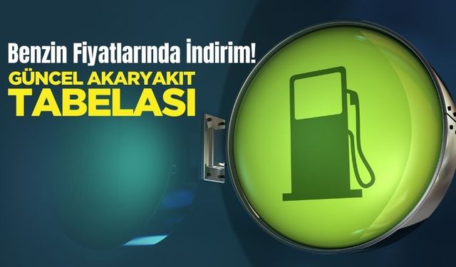 Benzin Fiyatlarında İndirim! 4 Aralık 2024 Güncel Akaryakıt Tabelası