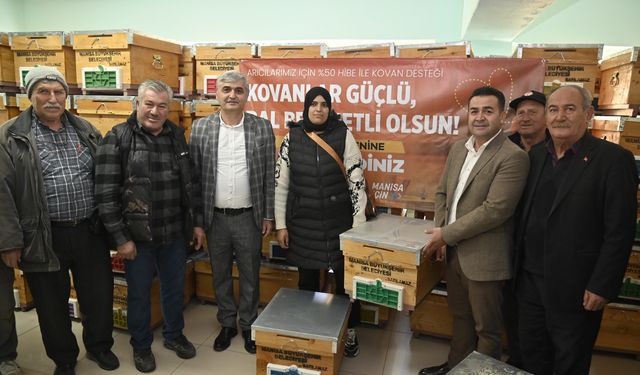 Büyükşehir’den arı üreticilerine 50 hibeli kovan desteği