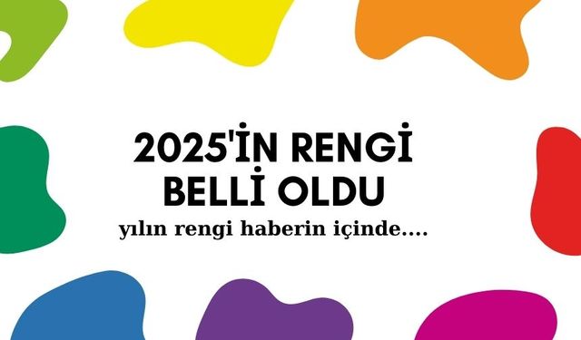 2025 yılının rengi belirlendi