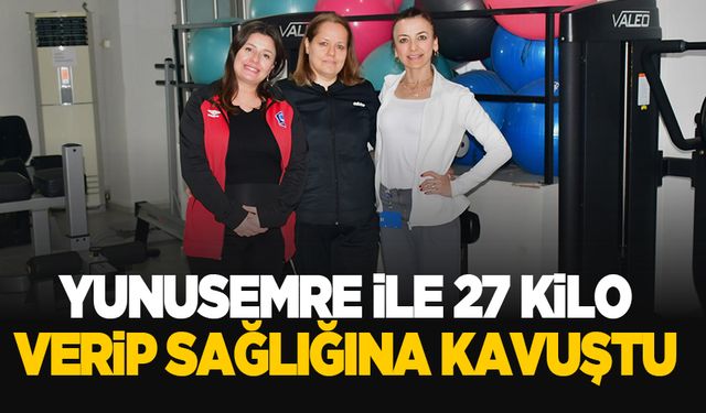 Yunusemre'nin merkezinde spora başlayan kadın sağlığına kavuştu