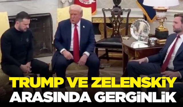 Beyaz Saray'daki Zelenskiy-Trump görüşmesi gergin geçti