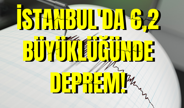 İstanbul'da 6,2 Büyüklüğünde Deprem!