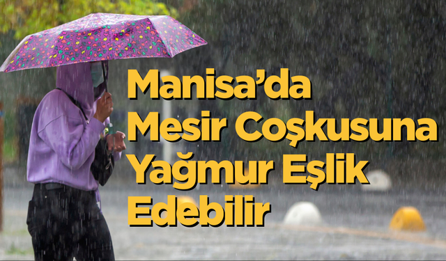 Manisa’da Mesir Coşkusuna Yağmur Eşlik Edebilir