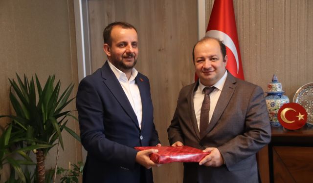 Samet Yeman'dan İl Sağlık Müdürü Zeren’e hayırlı olsun ziyareti