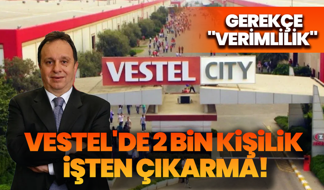 Vestel'de 2 Bin Kişilik İşten Çıkarma! Zorlu Holding'den "Verimlilik" Gerekçesi