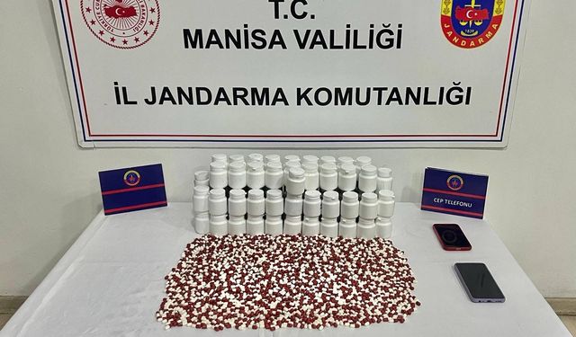 Manisa’da uyuşturucu operasyonu: 4 bin 648 Sentetik Hap ele geçirildi