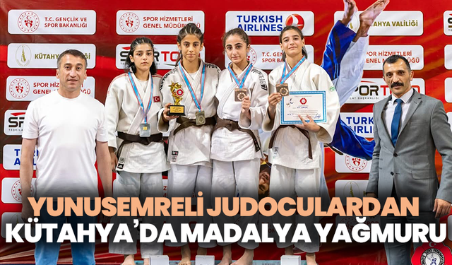 Yunusemreli judoculardan Kütahya’da madalya yağmuru