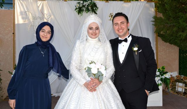 Ali Yaman’ın mutlu günü: Öğretmen çift dünya evine girdi