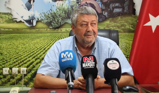 Saruhanlı Ziraat Odası Başkanı Aydoğan Okur susuzluk alarmı verdi!
