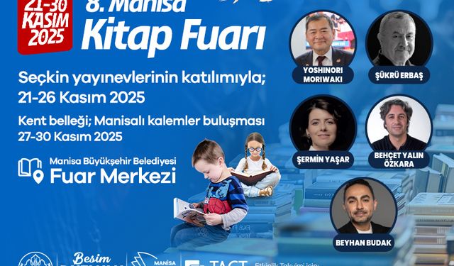 8. Manisa kitap fuarı başlıyor